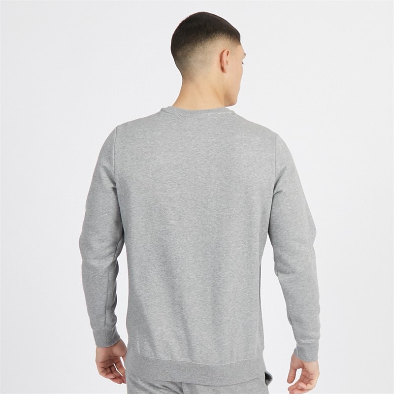 Puma Sweatshirt met klein logo Heren Medium Grijze Melange - Afbeelding 2