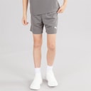 Puma Jongens teamRISE Training Short Smoked Pearl / Puma White