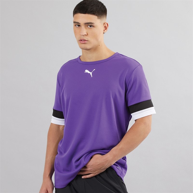 Puma Heren teamRISE Training Jersey Prism Violet / Puma Black / Puma White - Afbeelding 1