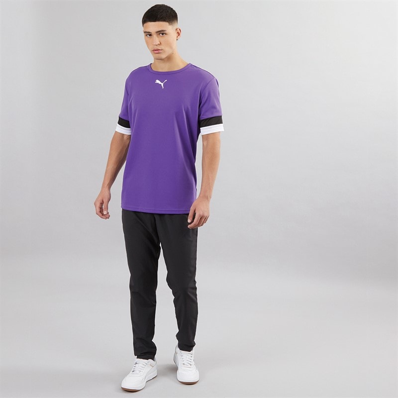 Puma Heren teamRISE Training Jersey Prism Violet / Puma Black / Puma White - Afbeelding 3