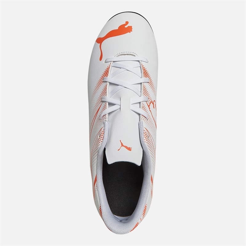 Puma Voetbalschoenen Puma Junior Attacanto TT Astro Wit/Gloeiende Rood - Afbeelding 4