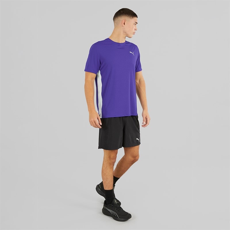 Puma Heren Run Favoriet Velocity Hardloop Top Lapis Lazuli - Afbeelding 4