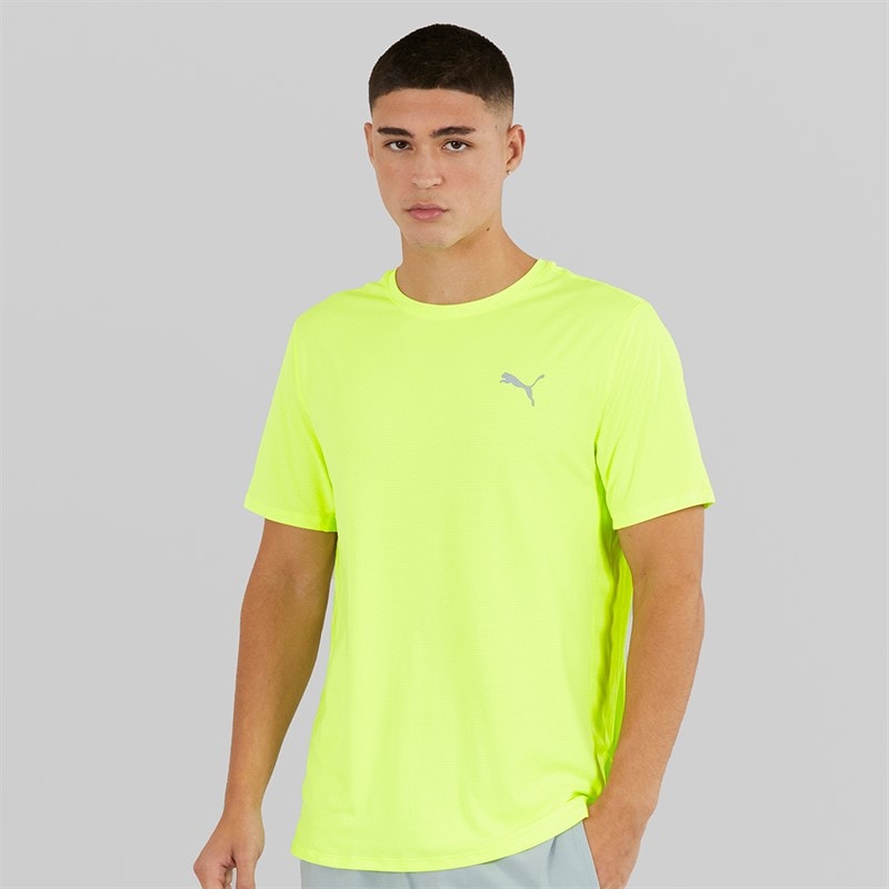 Puma Heren Run Favoriet Velocity Hardloop Top Fizzy Apple - Afbeelding 1