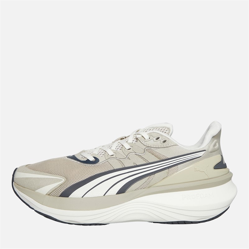 Puma Heren Pulse Pro Neutraal Gedempte Hardloopschoenen Desert Dust/Warm White/Dusky Gray