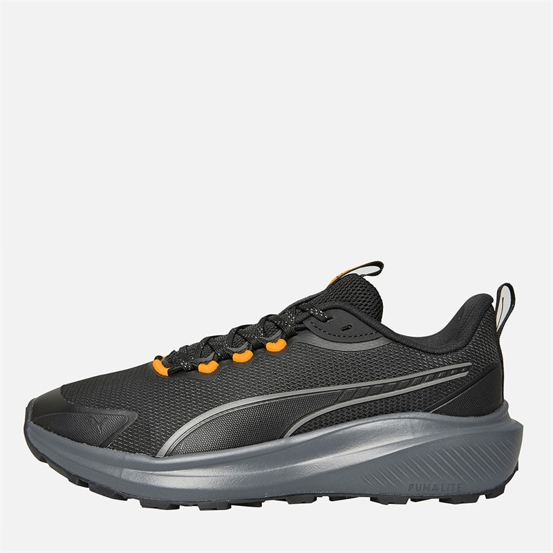 Puma Heren Skyrocket Lite Trail Hardloop Schoenen Puma Zwart / Hitte Vuur