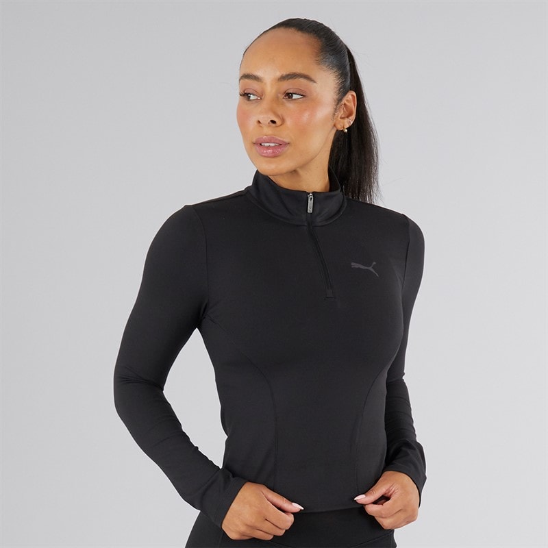 Puma Dames Training 1 / 2 Rits Puma Zwart