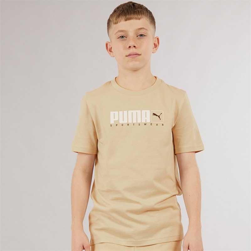 Puma Jongens Grafisch T-shirt Putty