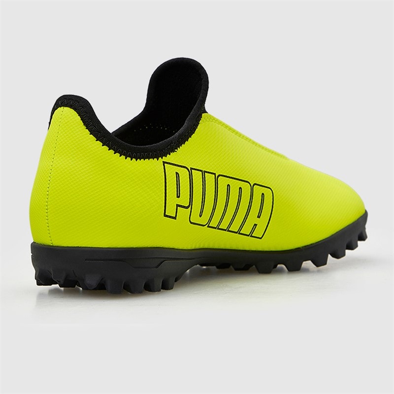 Puma Jongens Finesse Laceless TF Astro Voetbalschoenen Yellow Alert - Afbeelding 5
