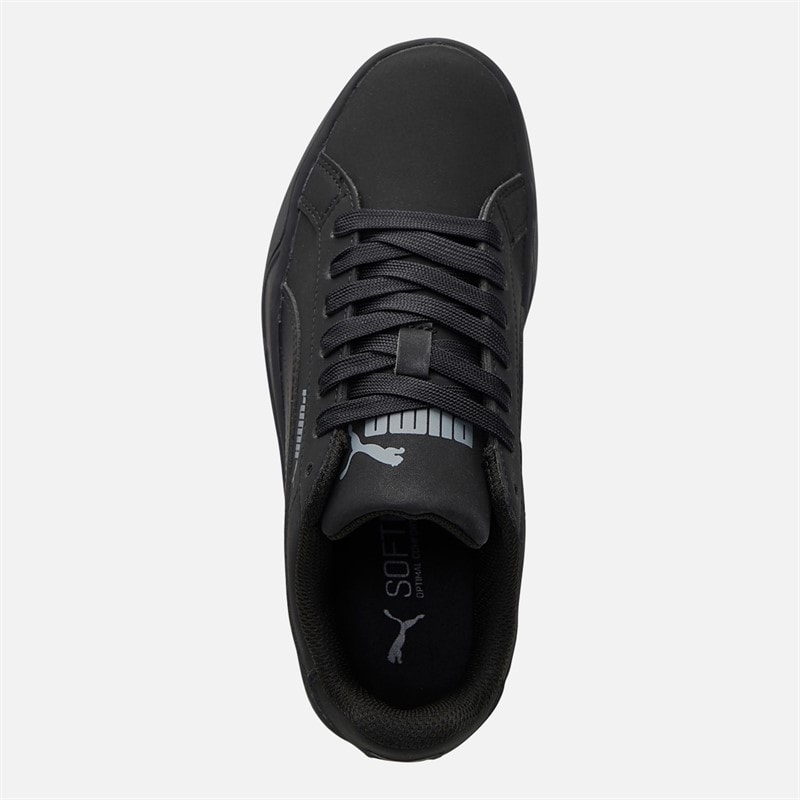 Puma Junior Smash Vulc Trainers Zwart/Grijs - Afbeelding 4