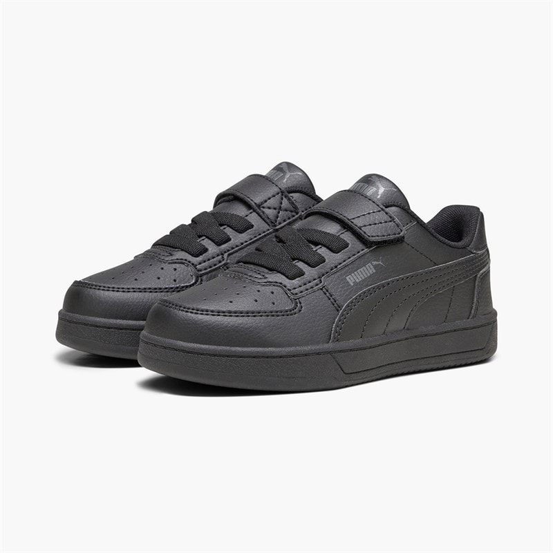 Puma Jongens Caven 2.0 Klittenband Sneakers Zwart/Dark Grey