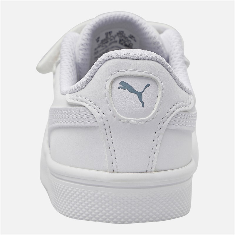 Puma Baby Smash Vulc Sneakers Wit/Quarry - Afbeelding 3
