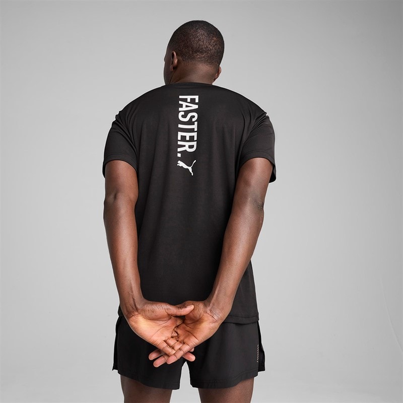 Puma Haut de course graphique Homme Puma Black - Image 3