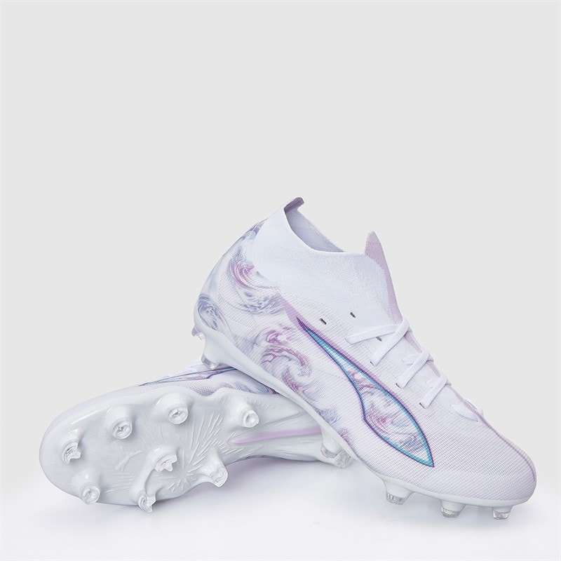 Puma Ultra 5 Match+ Brilliance FG/AG buty piłkarskie na twardą/sztuczną nawierzchnię dla niej kolor Puma White