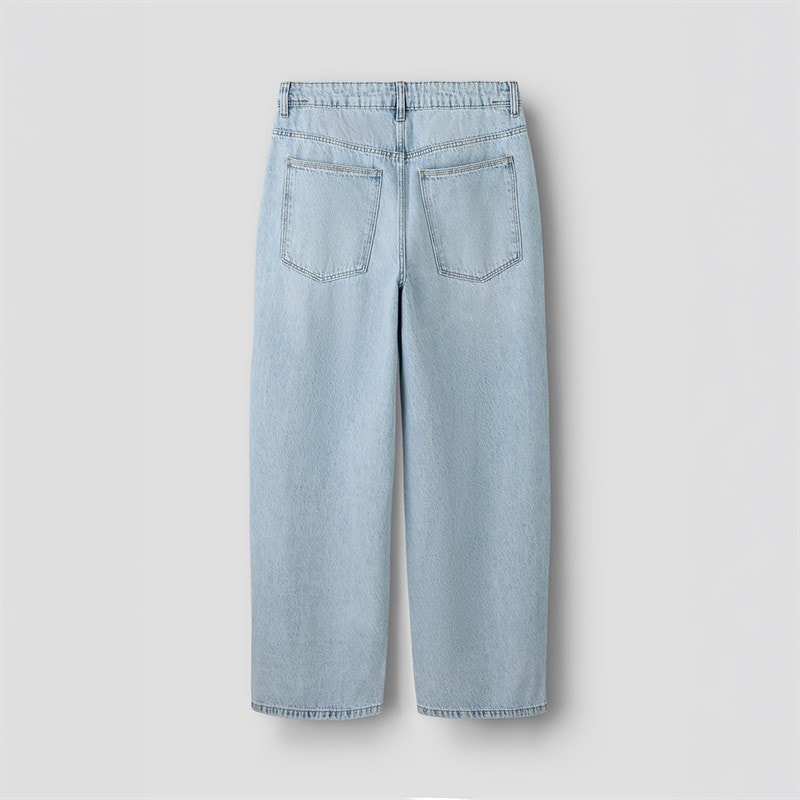 LMTD Junge Birm Skate Lässige Passform Jeans Hellblau ausgewaschener Jeansstoff - Bild 2