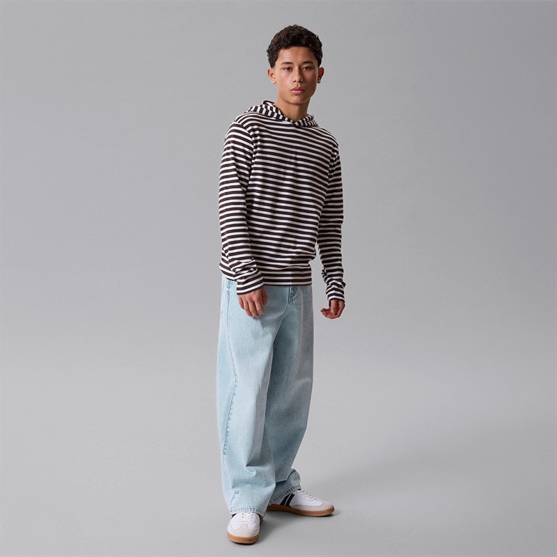 LMTD Junge Birm Skate Lässige Passform Jeans Hellblau ausgewaschener Jeansstoff - Bild 3