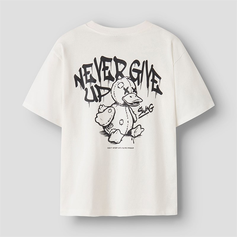 LMTD T-shirt dla chłopca kolor Biała Alyssum