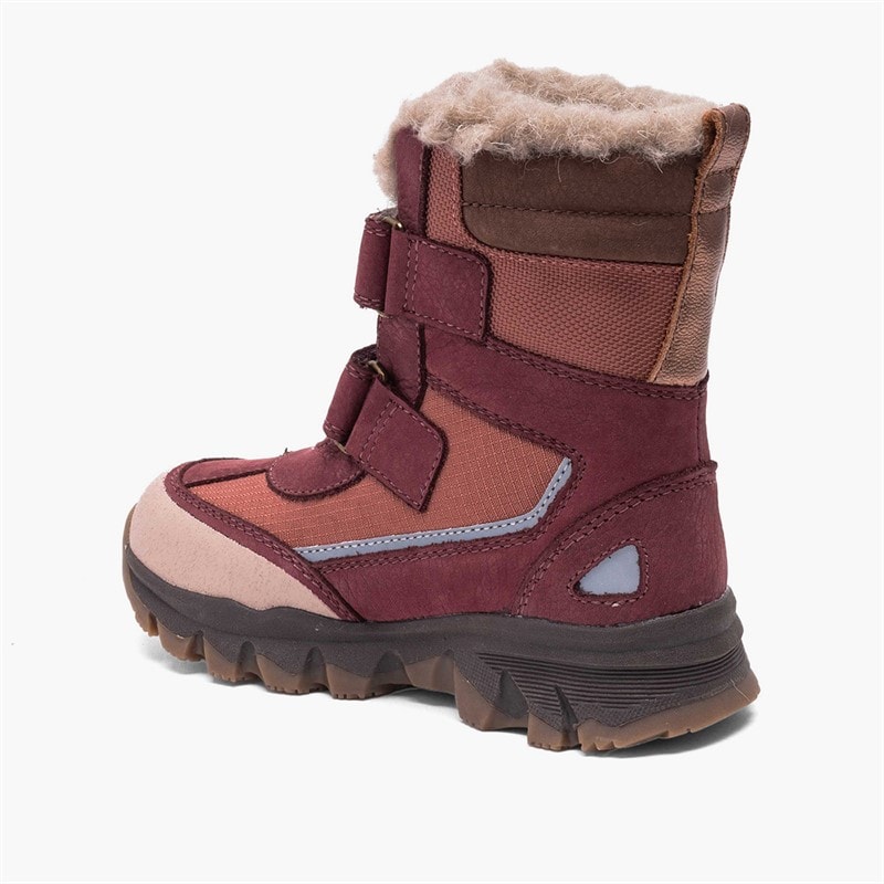 Bisgaard Eddie Tex buty dla dziecka kolor Burgundy – zdjęcie  3