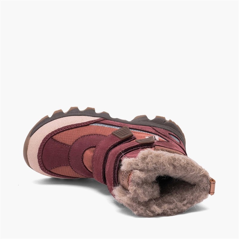 Bisgaard Eddie Tex buty dla dziecka kolor Burgundy – zdjęcie  4