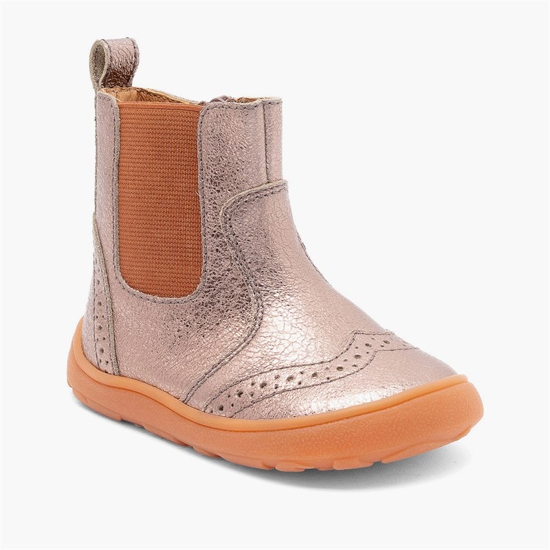 Bisgaard Katie buty barefoot dla dziewczynki kolor Rose Gold – zdjęcie  5