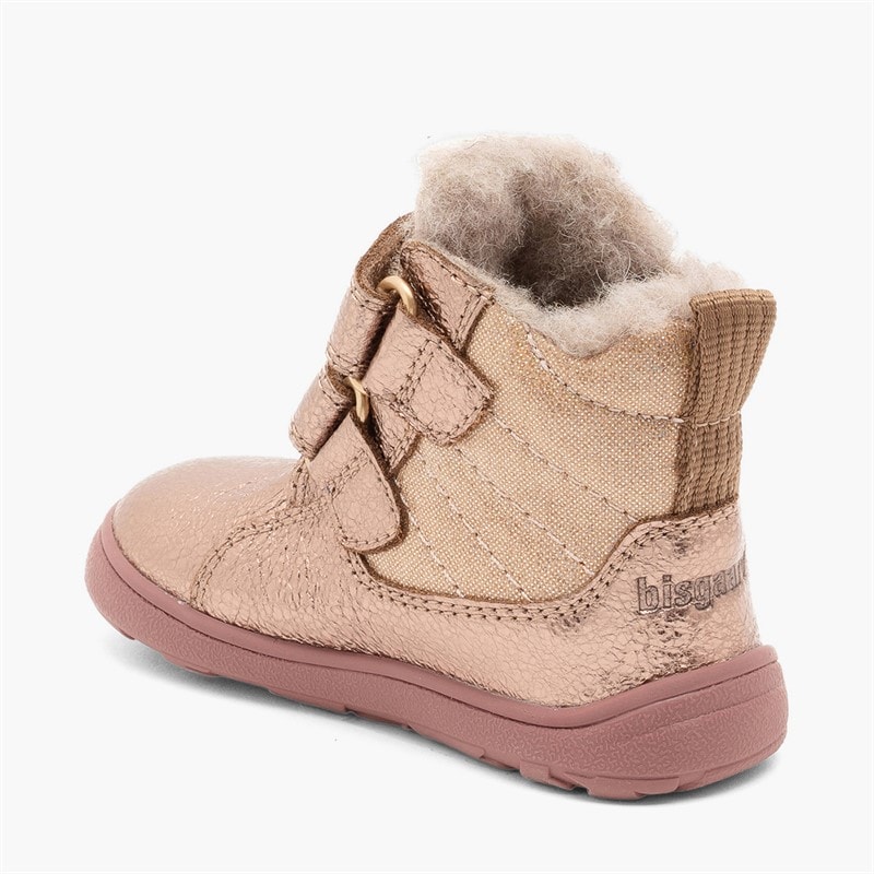 Bisgaard Mädchen Cosmos Barfuß Tex Stiefel Rose Gold - Bild 3