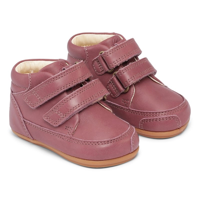 Bundgaard Peuterschoenen met riempjes Dark Rose Ws - Afbeelding 1