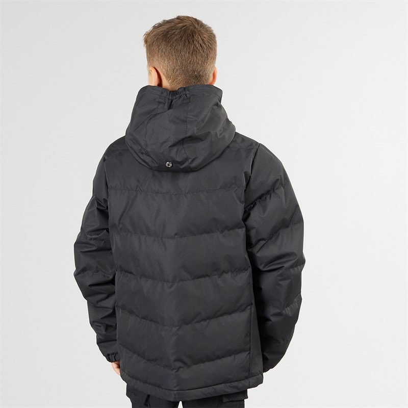 Trespass Veste à Capuche Matelassée Imperméable Figo Garçon Juniors Noir - Image 2
