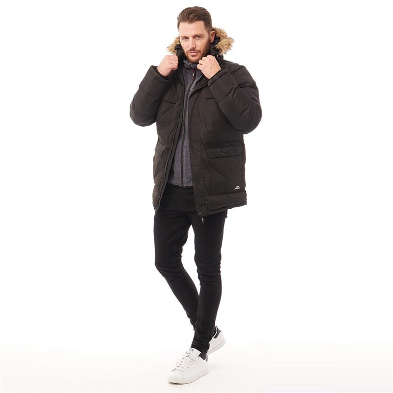 Trespass Parka Imperméable Isolé Baldwin Homme Noir - Image 3