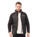 Trespass Heren Saunter Hybrid Gesteppte Jacke Schwarz