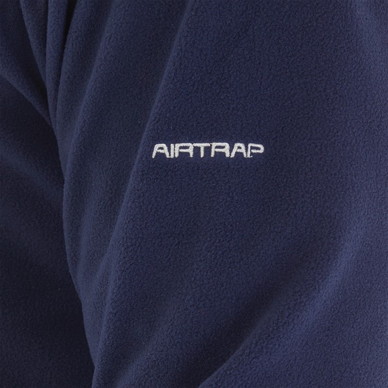Trespass Heren Masonville 1/2 Zip Micro Fleece Navy - Afbeelding 4