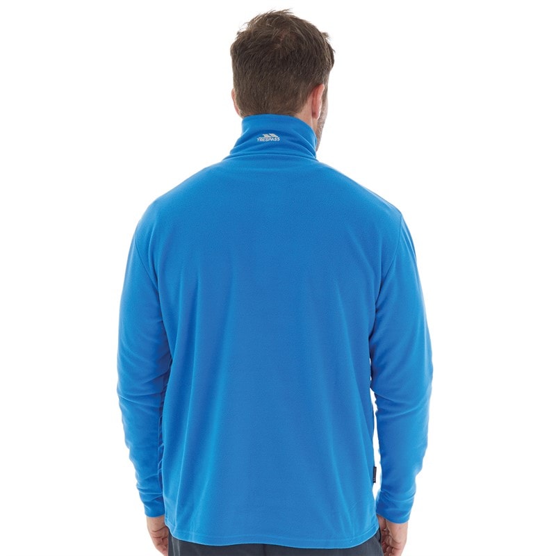 Trespass Heren Masonville 1/2 Zip Micro Fleece Blauw - Afbeelding 2