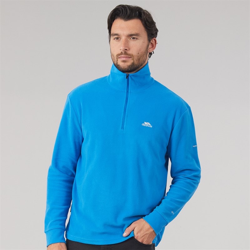 Trespass Masonville 1/2 zip polar dla niego kolor niebieski – zdjęcie  3