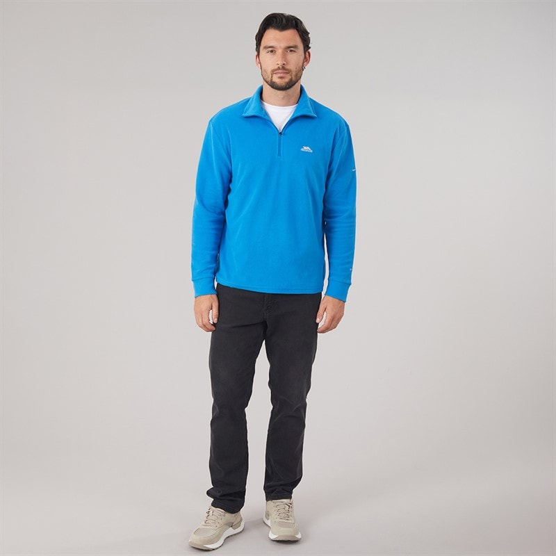 Trespass Masonville 1/2 zip polar dla niego kolor niebieski – zdjęcie  4