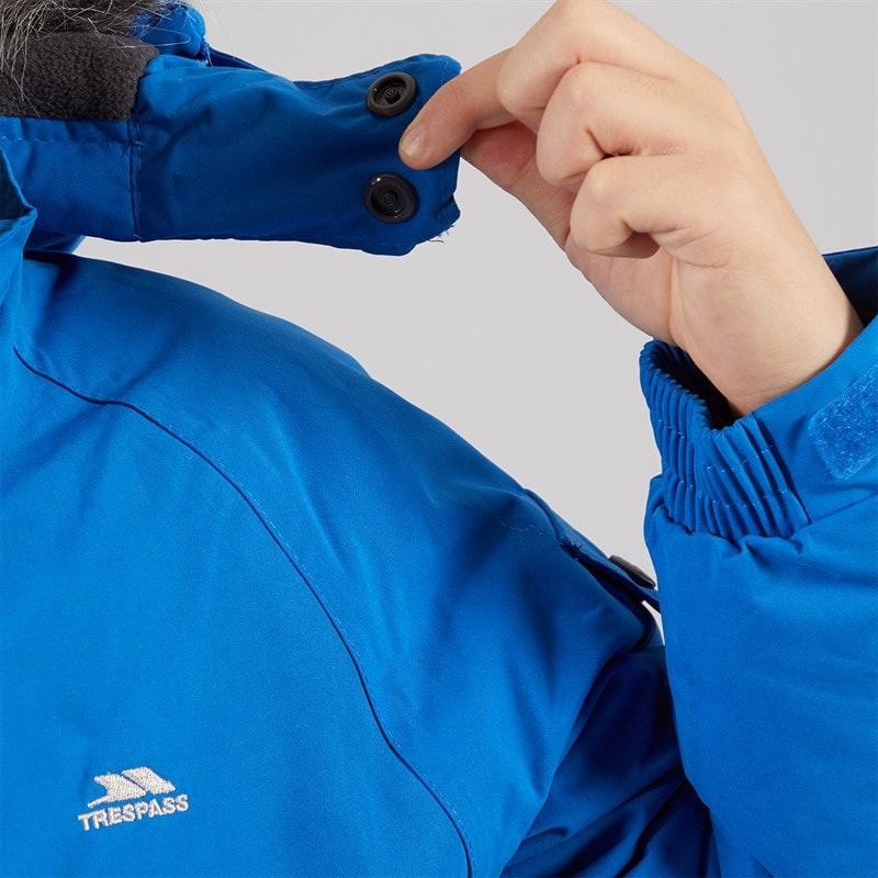 Trespass Waterdichte Isolatie Parka Jongens Holsey Elektrisch Blauw - Afbeelding 3