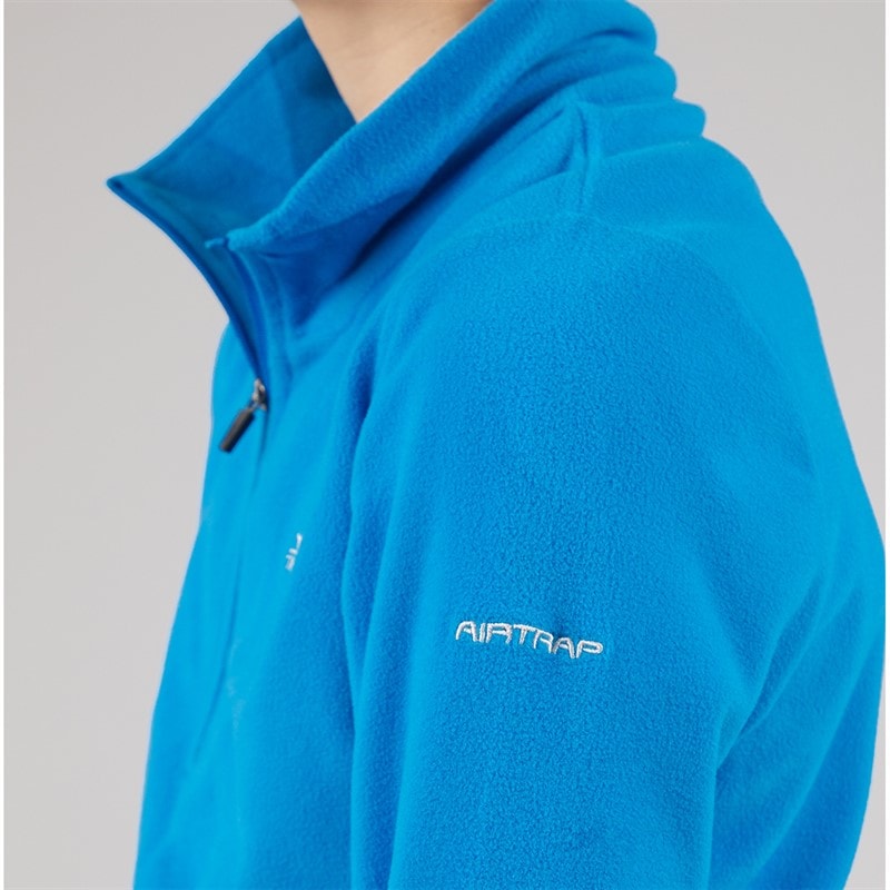 Trespass Jongens Masonville 1/2 Zip Micro Fleece Kobalt - Afbeelding 5