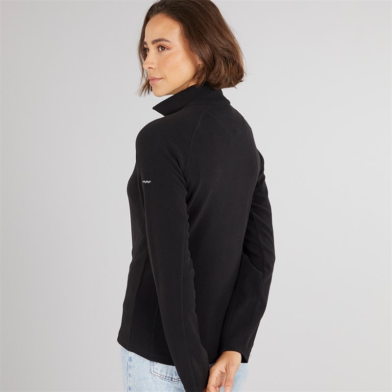 Trespass Damskie Shiner 1/2 Zip Micro Polar Czarny – zdjęcie  2