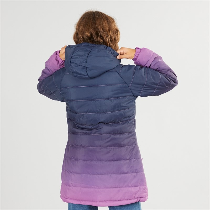 Trespass Meisjes Destiny Ombre Gevoerde Hoodie Jack Deep Pink Ombre - Afbeelding 2