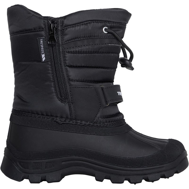 Trespass Dziecięce Dodo Snowboot Buty Trekkingowe Czarny – zdjęcie  4