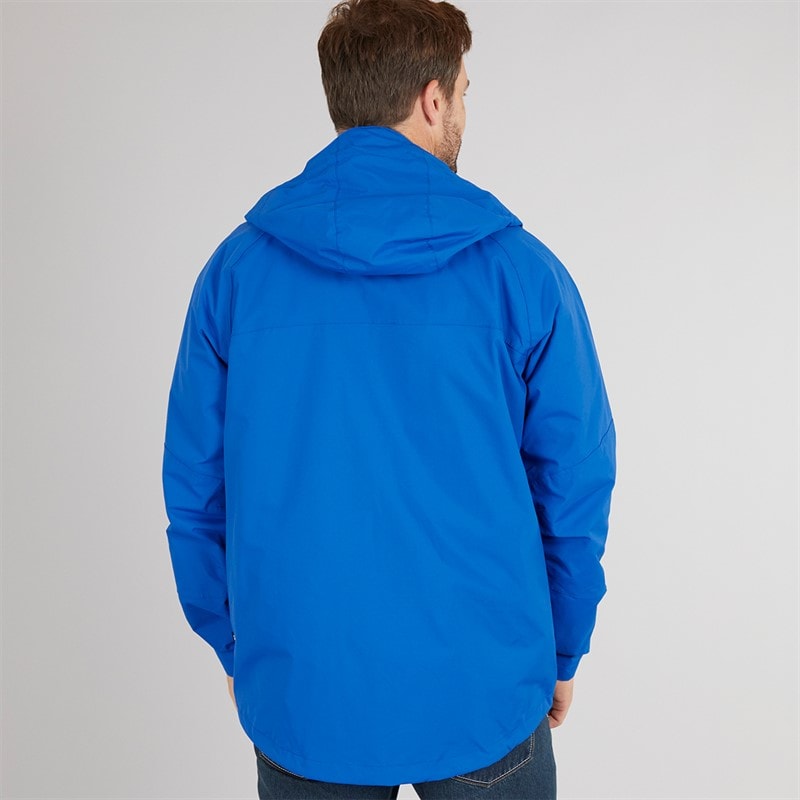 Trespass Heren Corvo Waterdichte Capuchon Shell Jas Blauw - Afbeelding 2
