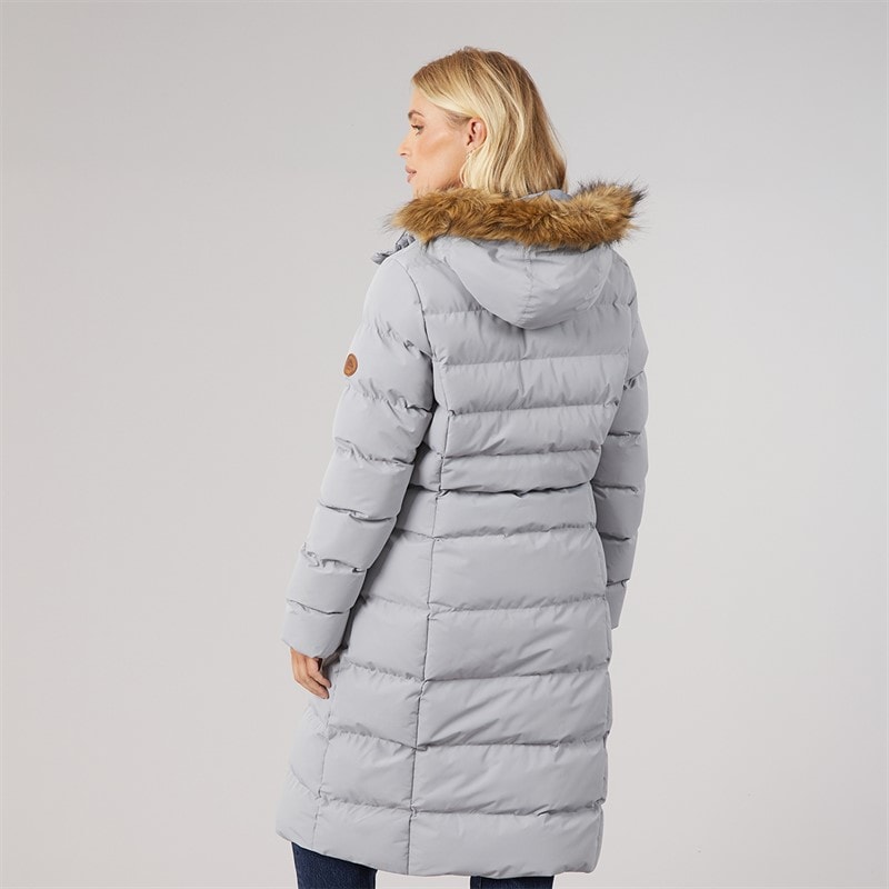 Trespass Manteau matelassé à Capuche Imperméable Audrey Femme Platinum - Image 2