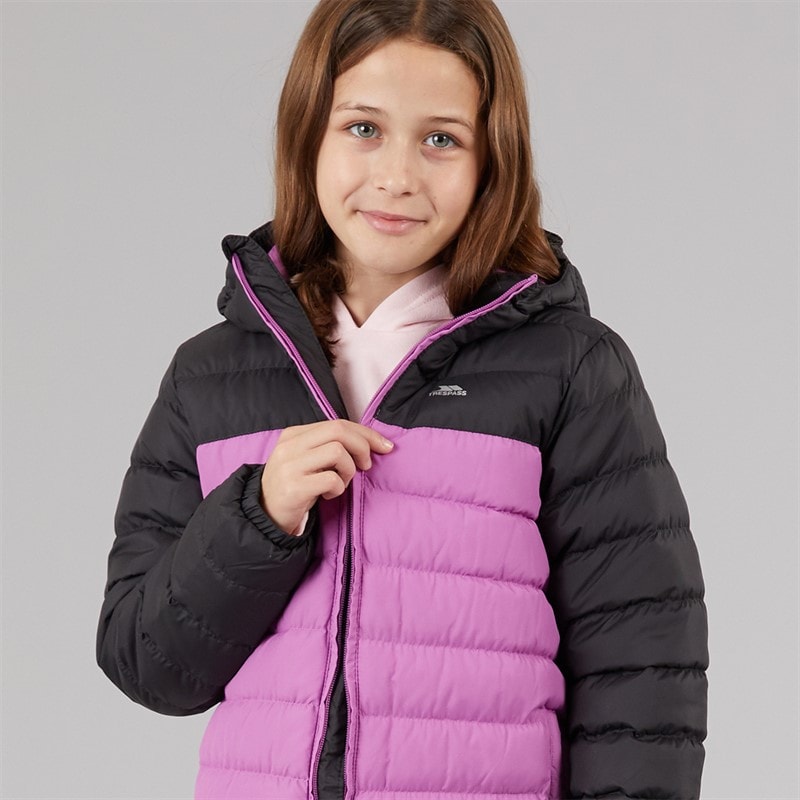Trespass Vestes Puffa Oskar Fille Violet - Image 3