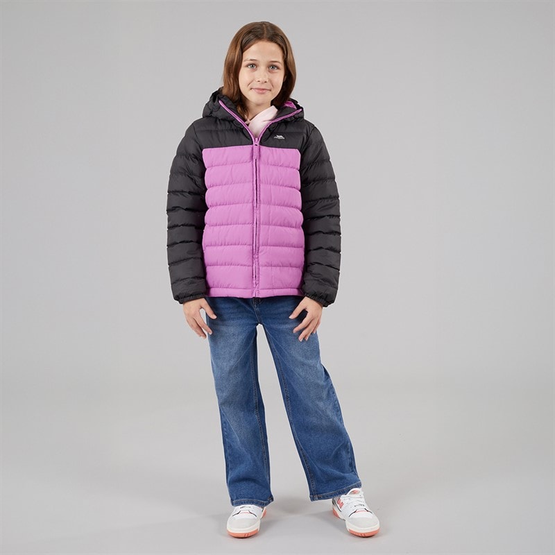 Trespass Vestes Puffa Oskar Fille Violet - Image 4