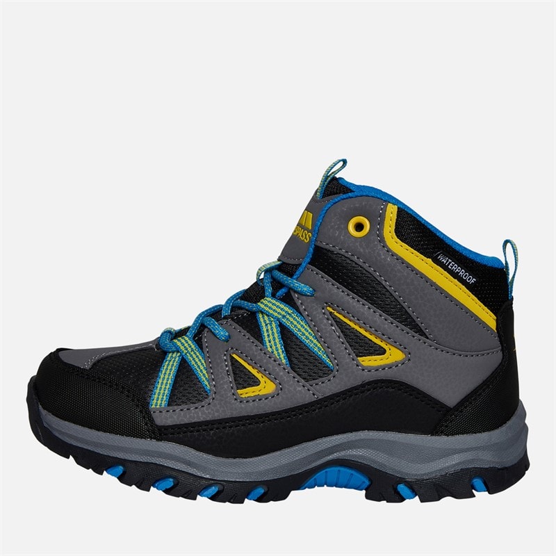 Trespass Kids Gillon 2 Mid Waterproof Wandelschoenen Zwart