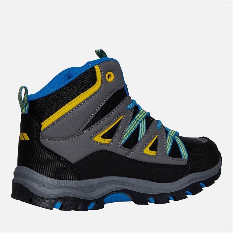 Trespass Kids Gillon 2 Mid Waterproof Wandelschoenen Zwart - Afbeelding 5