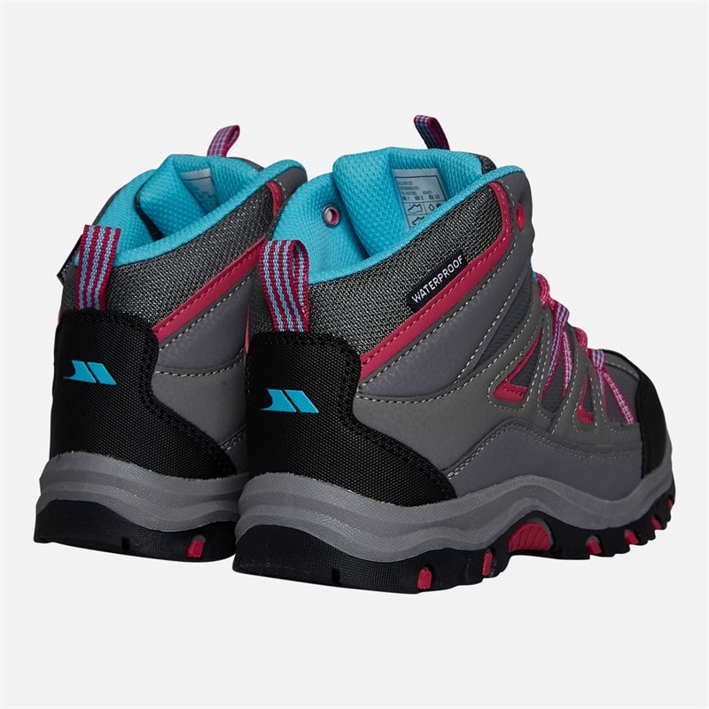 Trespass Meisjes Gillon 2 Mid Waterproof Wandelschoenen Grijs - Afbeelding 3