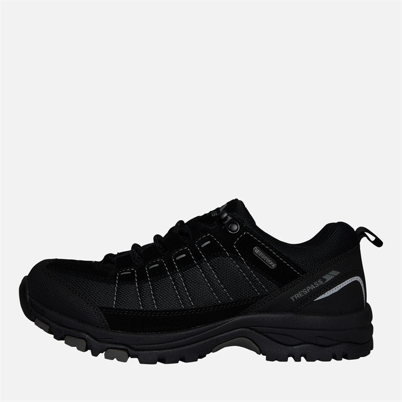 Trespass Heren Scarp Waterproof Wandelschoenen Zwart - Afbeelding 1