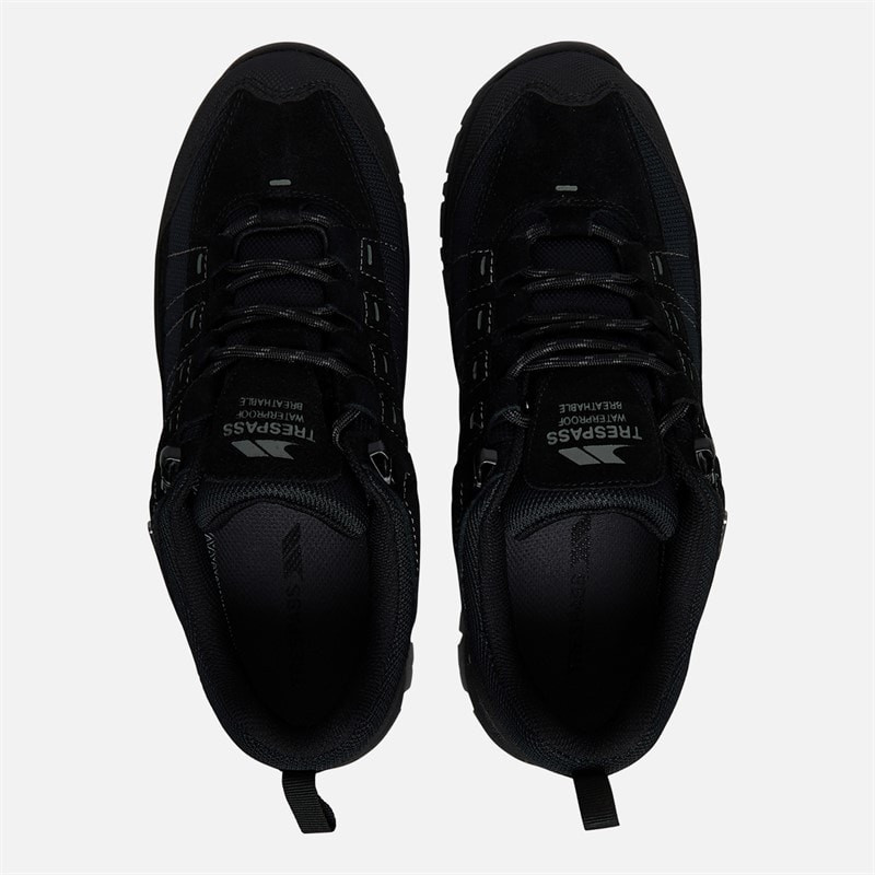 Trespass Heren Scarp Waterproof Wandelschoenen Zwart - Afbeelding 4