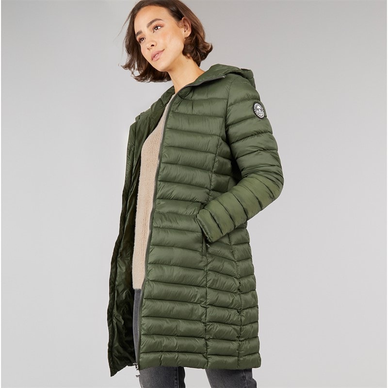 Trespass Dames Briarlea Gevoerde Capuchon Lange Jas Dark Vine - Afbeelding 5