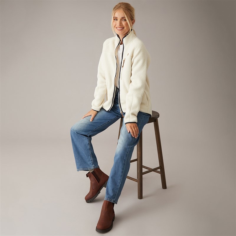 Trespass Dames Hyacint Volledig Rits Fleece Ghost - Afbeelding 4