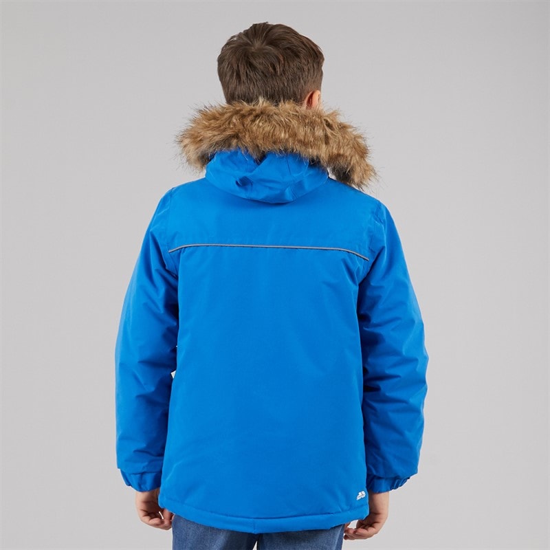 Trespass Parka Imperméable Garçon Upsider Isolée Bleu - Image 2