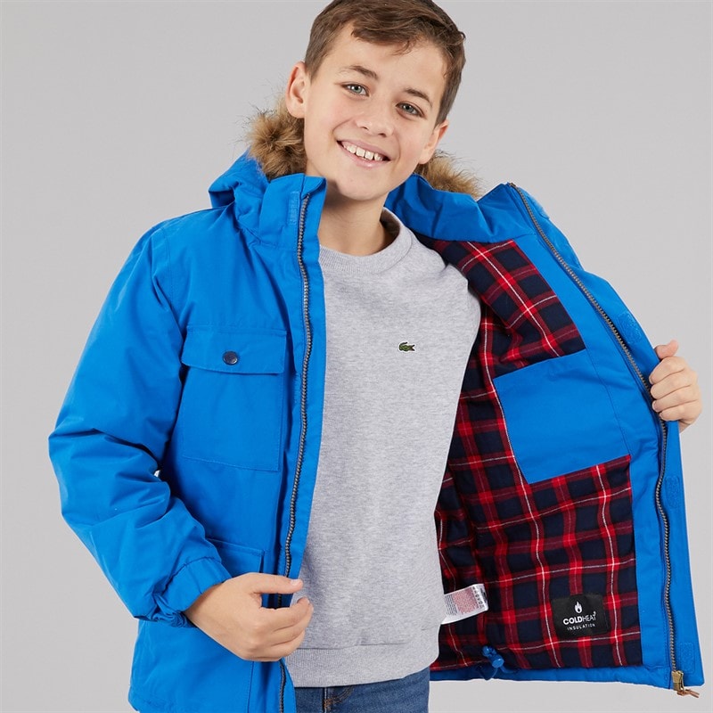Trespass Parka Imperméable Garçon Upsider Isolée Bleu - Image 3